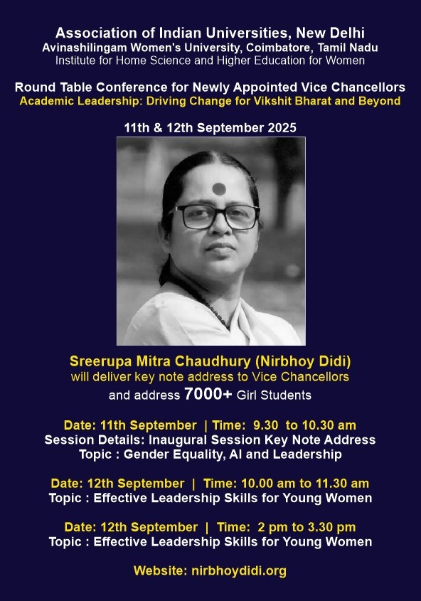 Sreerupa Mitra Chaudhury at a formal event